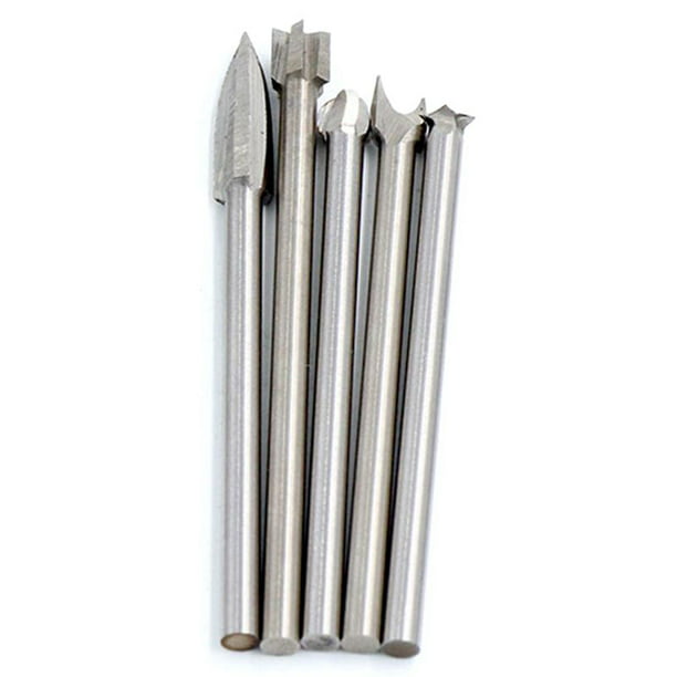 5PCS/Sets Wood Carving And Engraving Drill Bit Milling Root Cutter Carving Tools